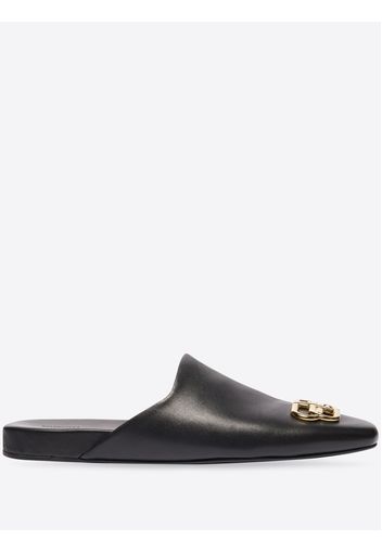 Balenciaga Cosy BB logo plaque mules - Black