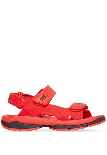 Balenciaga Tourist touch-strap sandals - Red