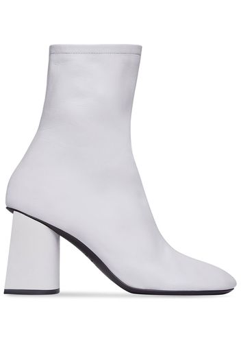 Balenciaga Glove zipped ankle boots - White