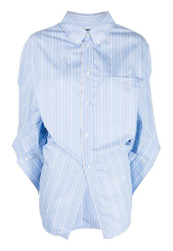 Balenciaga swing twisted shirt - Blue