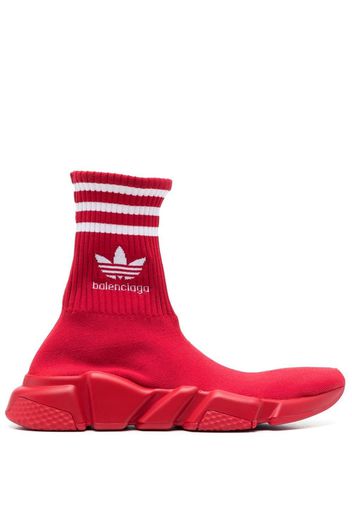 Balenciaga x Adidas Speed sock-style sneakers - Red