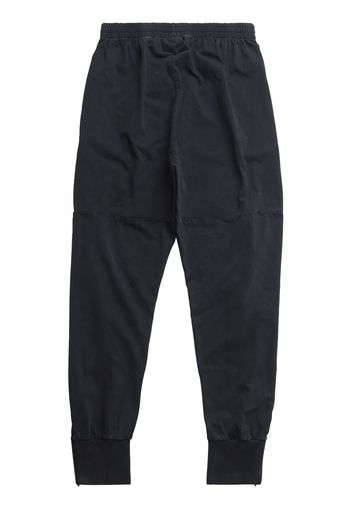 Balenciaga tonal-logo elasticated track pants - Black