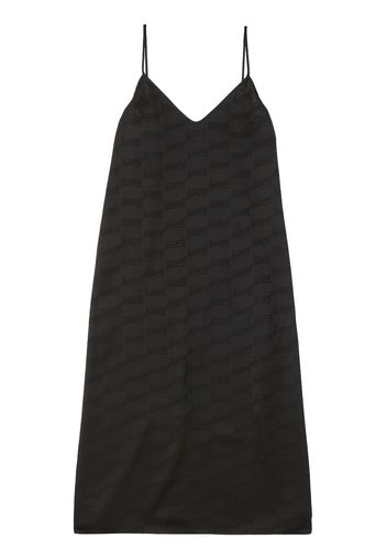 Balenciaga BB Monogram slip dress - Black