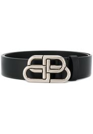 Balenciaga Bb Signature 30 Monogram Belt - Neutrals