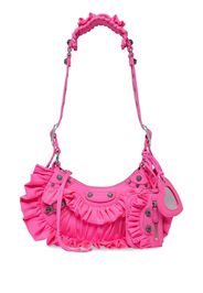 Balenciaga Le Cagole ruffles shoulder bag - Pink