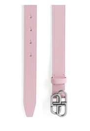 Balenciaga BB-buckle leather belt - Pink