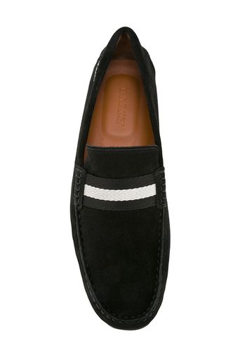 bally loafers black