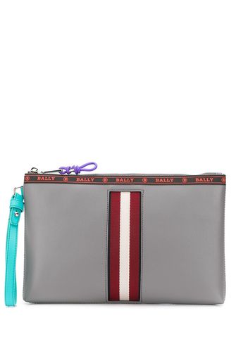 Bally logo band pouch - Grey