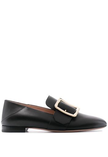 Janelle square buckle loafers