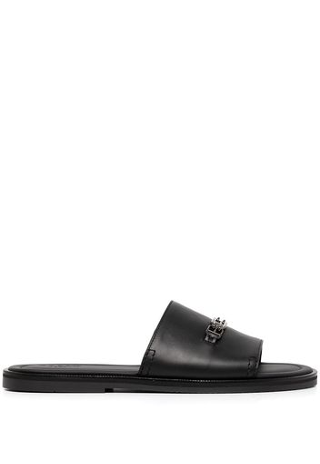 Bally Jacob leather slides - Black