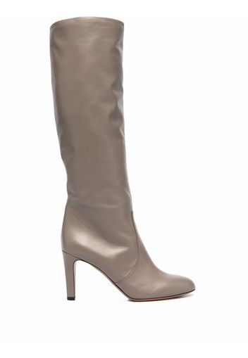 Bally heeled leather boots - Grey