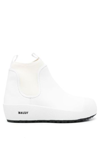 Bally Gadey flatform elastic-panel boots - White