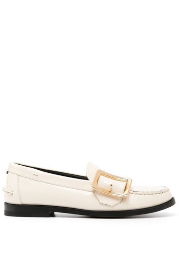 Bally buckle-detail loafers - White