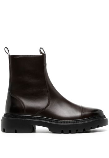 Bally zip-up ankle boots - Brown