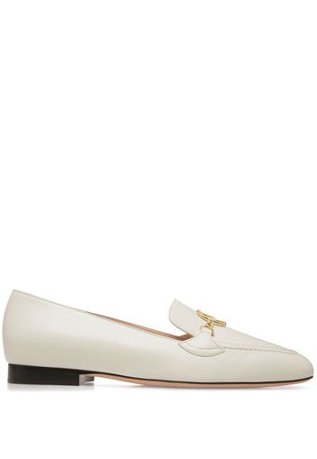 Bally O'Brien Goat grained loafers - White