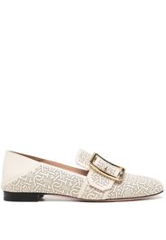 Bally perforated-detail buckle shoes - Neutrals
