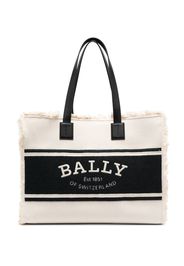Bally Crystalia frayed tote bag - Black