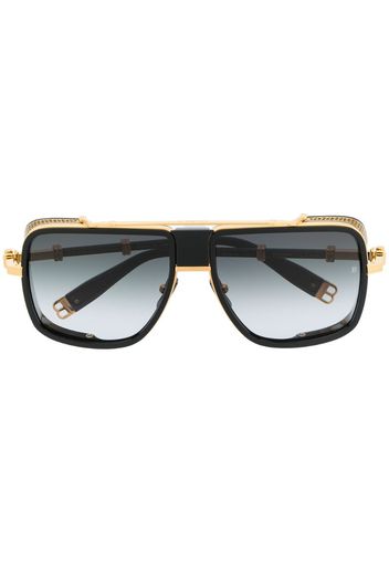 gradient tinted oversized sunglasses