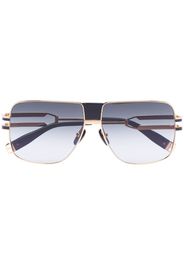 gold tone 1914 aviator sunglasses