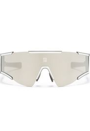 Balmain Eyewear Fleche oversized-frame sunglasses - Silver