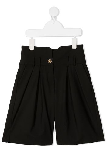 wide leg tailored shorts