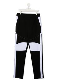 TEEN colour-block track trousers