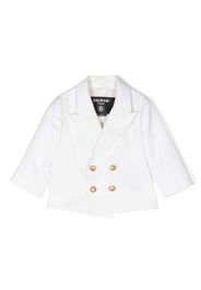 Balmain Kids double-breasted blazer - White