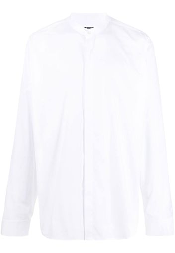 Balmain long-sleeved cotton shirt - White