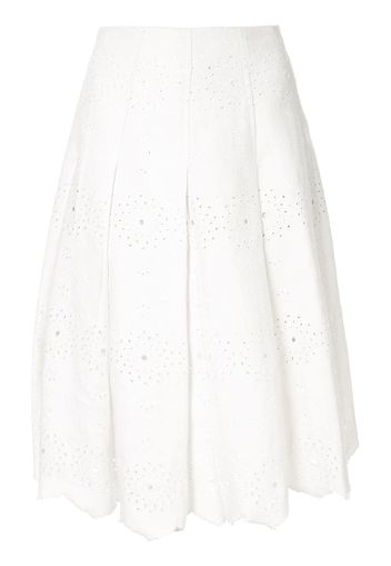 Bambah Victoria denim skirt - White