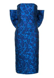 Bambah Bellflower pencil bow dress - Blue