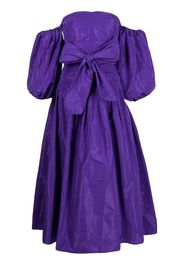 Bambah oversize bow detail gown - Purple