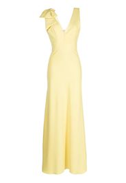 Bambah bow-detail maxi dress - Yellow