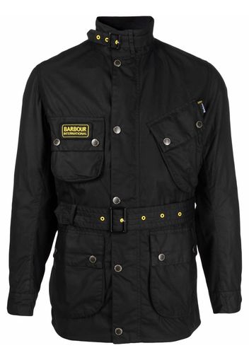 Barbour B.Intl lightweight International Waxed jacket - Black