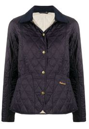 quilted-effect buttoned jacket