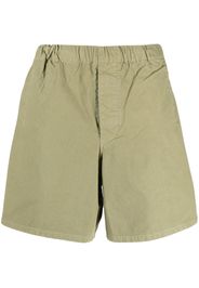 Barbour elasticated-waist cotton bermuda shorts - Green