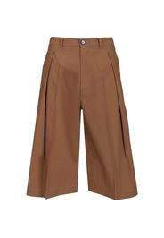 Barena Amado Vion pleated bermuda shorts - Brown