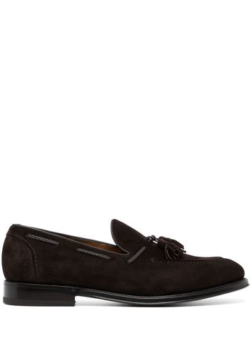 Barrett tassel-detail suede loaferts - Brown