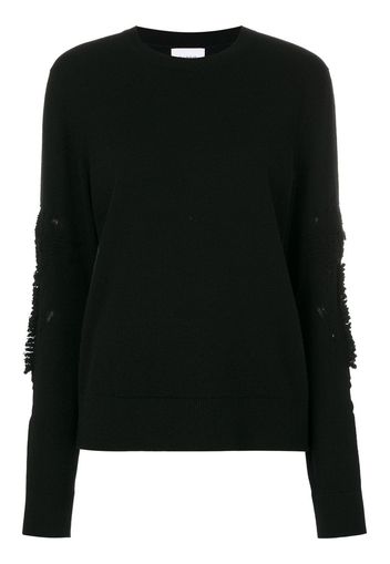 Barrie Romantic Timeless cashmere round neck pullover - Black