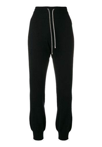 Barrie Romantic Timeless cashmere jogging trousers - Black