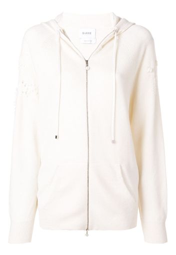 Barrie Romantic Timeless cashmere hoodie - White