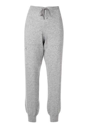 Barrie knitted track pants - Grey