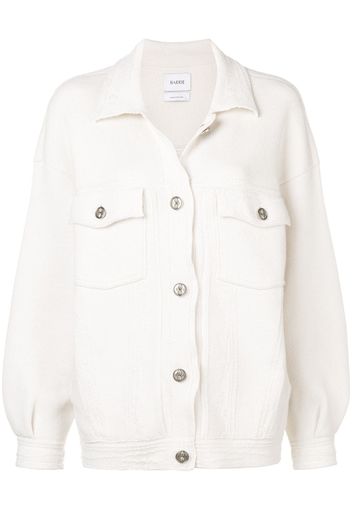 Barrie cashmere oversized jacket - Neutrals