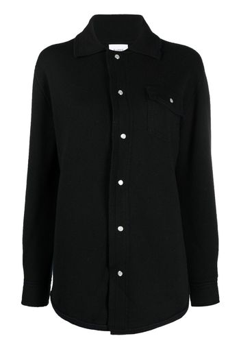 Barrie chest flap-pocket shirt - Black