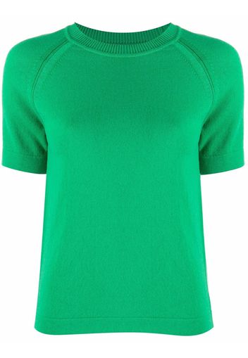 Barrie short-sleeve cashmere top - Green