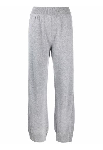 Barrie tapered-leg cashmere trousers - Grey