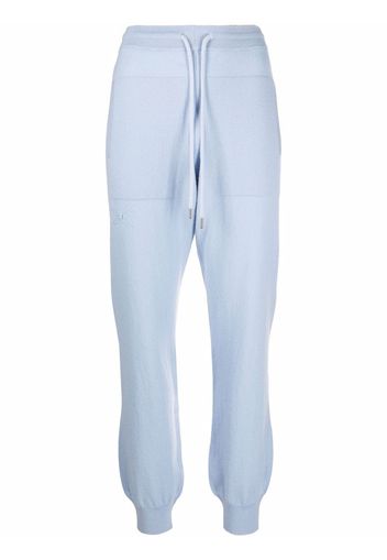 Barrie drawstring cashmere trackpants - Blue