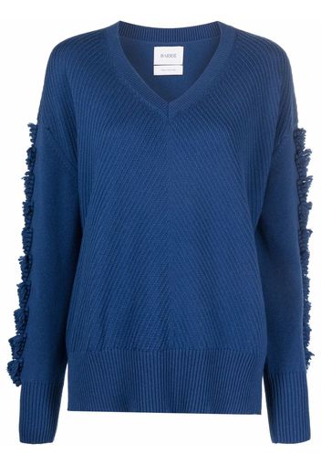 Barrie ribbed-knit cashmere jumper - Blue