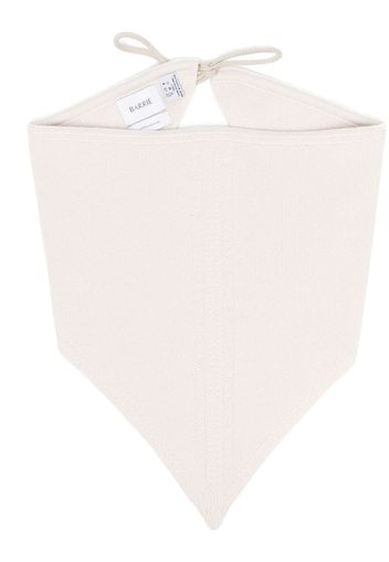 Barrie triangular denim scarf - Neutrals