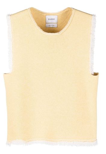 Barrie fringe-trim top - Yellow