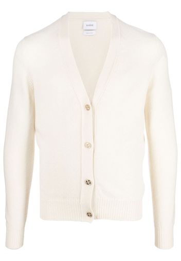 Barrie V-neck cashmere cardigan - White